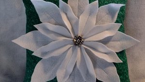 Poinsettia Pillow