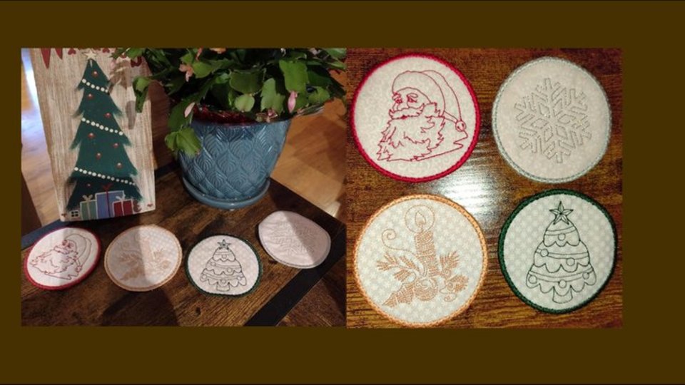 Festive Drink Coasters