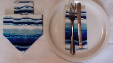 Hanukkah Dreidel Napkins